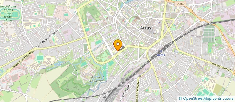 localisation de l'entreprise SELARL DU DOCTEUR GRYSELEYN à ARRAS