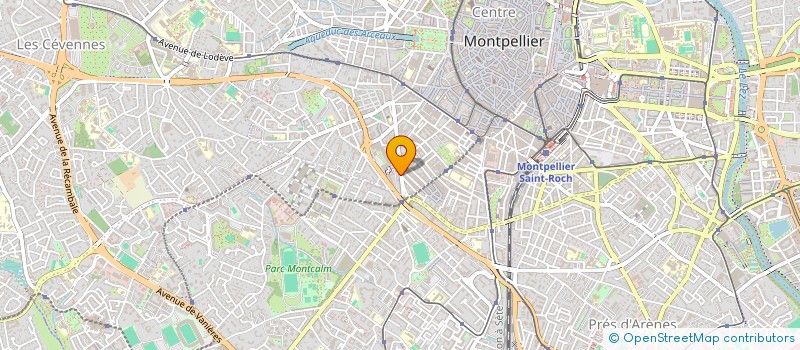 localisation de l'entreprise SELARL DU DOCTEUR GUILHEM CHOUX à MONTPELLIER