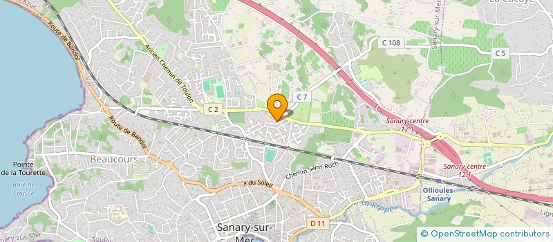 localisation de l'entreprise SELARL DU DOCTEUR HO VAN TRUC à SANARY-SUR-MER