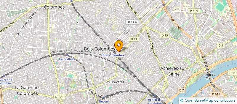 localisation de l'entreprise SELARL DU DOCTEUR IHAD SAHLOUL à BOIS-COLOMBES