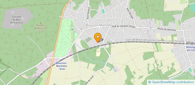 localisation de l'entreprise SELARL DU DOCTEUR JAFFAL  BOURRON-MARLOTTE