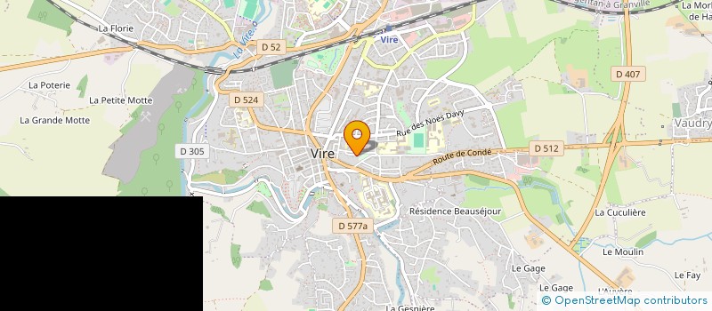 localisation de l'entreprise SELARL DU DOCTEUR JARRY à VIRE-NORMANDIE