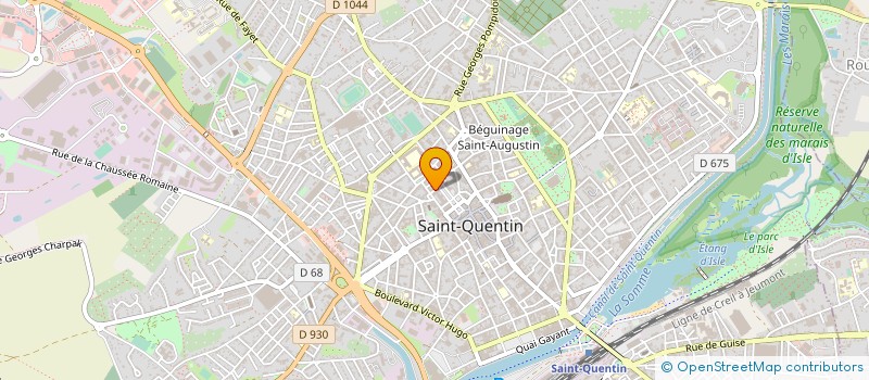 localisation de l'entreprise SELARL DU DOCTEUR JEAN-CHRISTOPHE SEUBE à SAINT-QUENTIN