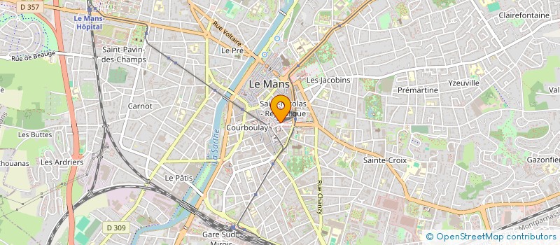 localisation de l'entreprise SELARL DU DOCTEUR JEAN-LOUIS DURAND à LE MANS