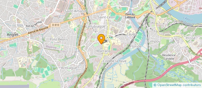 localisation de l'entreprise SELARL DU DOCTEUR JEAN MARC VAHET  BAYONNE