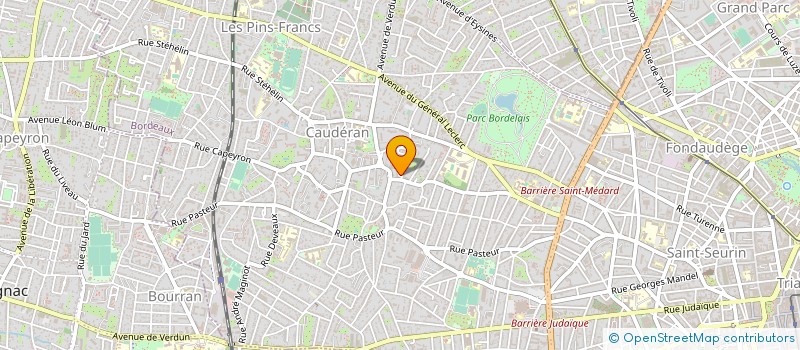 localisation de l'entreprise SELARL DU DOCTEUR JEAN-MICHEL GUEROULT à BORDEAUX
