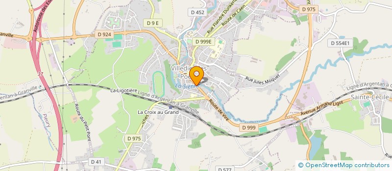 localisation de l'entreprise SELARL DU DOCTEUR JOSROLAND  VILLEDIEU-LES-POELES-ROUFFIGNY