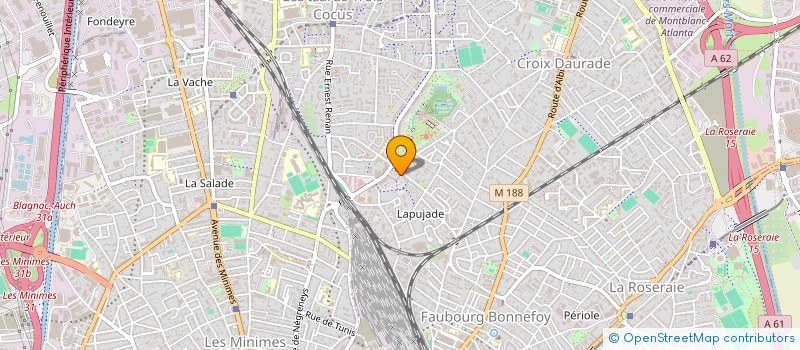 localisation de l'entreprise SELARL DU DOCTEUR JUDITH-ANNE LORQUIN-VAYSSE  TOULOUSE