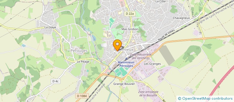 localisation de l'entreprise SELARL DU DOCTEUR JULIETTE BELLIER à MEXIMIEUX