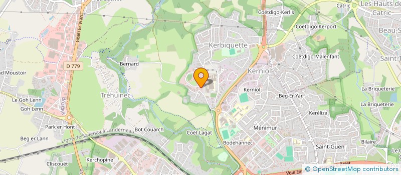 localisation de l'entreprise SELARL DU DOCTEUR KARL LE BRAS à VANNES