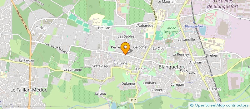 localisation de l'entreprise SELARL DU DOCTEUR KOUTO à BLANQUEFORT