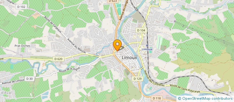 localisation de l'entreprise SELARL DU DOCTEUR LAURENT EUPHERTE à LIMOUX