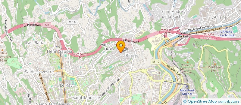 localisation de l'entreprise SELARL DU DOCTEUR LE BRETON GUILLAUME à NICE