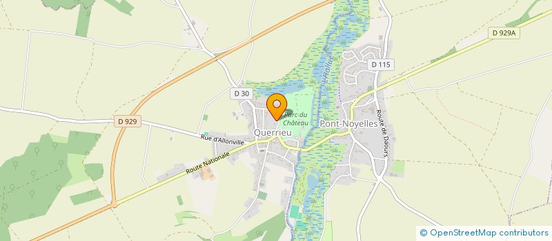 localisation de l'entreprise SELARL DU DOCTEUR LEUILLET  QUERRIEU