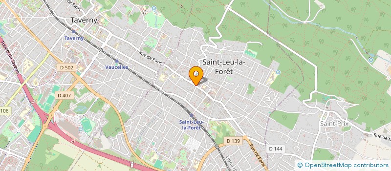 localisation de l'entreprise SELARL DU DOCTEUR LOTY CHRISTINE  SAINT-LEU-LA-FORET