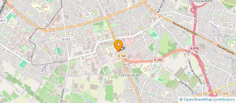 localisation de l'entreprise SELARL DU DOCTEUR LUCAS MARTI-FLICH à ANGERS