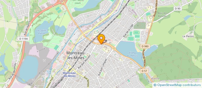 localisation de l'entreprise SELARL DU DOCTEUR LYAZID BOUHEDDA à MONTCEAU-LES-MINES