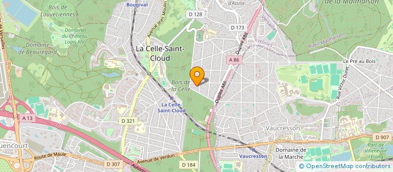 localisation de l'entreprise SELARL DU DOCTEUR MAIGNE  LA CELLE-SAINT-CLOUD