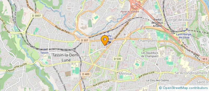 localisation de l'entreprise SELARL DU DOCTEUR MARIE-ANNE CHAVANIS  TASSIN-LA-DEMI-LUNE