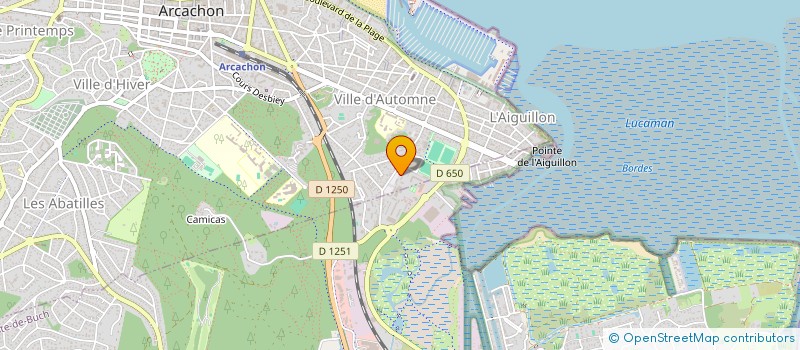 localisation de l'entreprise SELARL DU DOCTEUR MARINE CHARRIERE à ARCACHON