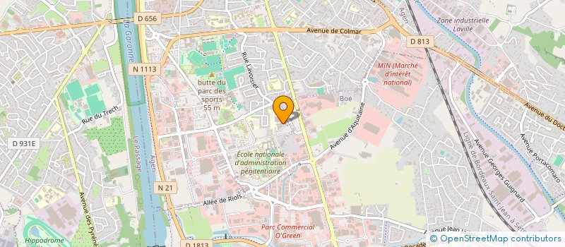 localisation de l'entreprise SELARL DU DOCTEUR MARINKOVIC  AGEN