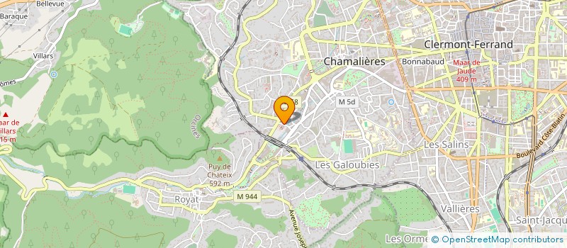 localisation de l'entreprise SELARL DU DOCTEUR MARION BULIDON à CHAMALIERES