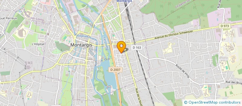 localisation de l'entreprise SELARL DU DOCTEUR MARSAUDON XAVIER à MONTARGIS