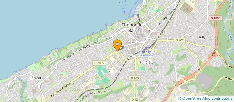 localisation de l'entreprise SELARL DU DOCTEUR MATHIEU GABRIELE à THONON-LES-BAINS