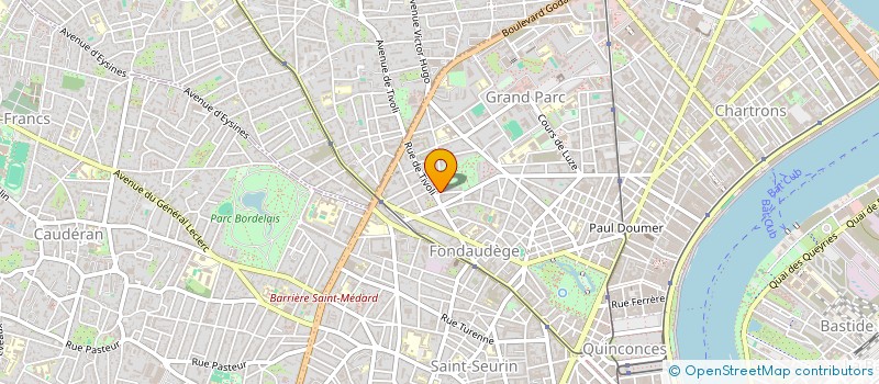 localisation de l'entreprise SELARL DU DOCTEUR MAZAS à BORDEAUX