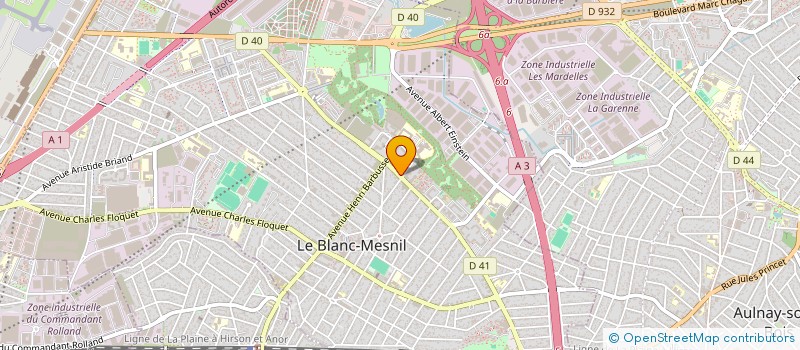 localisation de l'entreprise SELARL DU DOCTEUR MEGUIRA à LE BLANC-MESNIL