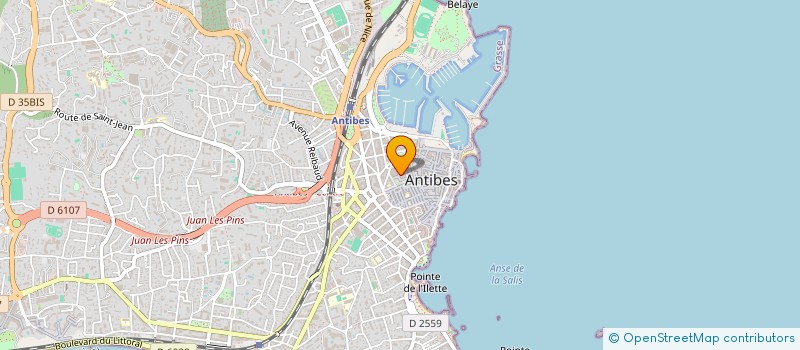 localisation de l'entreprise SELARL DU DOCTEUR MERLE à ANTIBES