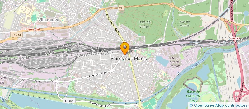 localisation de l'entreprise SELARL DU DOCTEUR MICKAEL SASPORTAS  VAIRES-SUR-MARNE