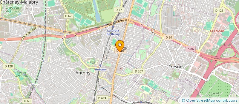 localisation de l'entreprise SELARL DU DOCTEUR MONIKA HERMANN à ANTONY