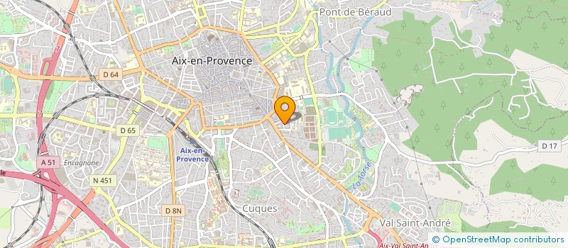 localisation de l'entreprise SELARL DU DOCTEUR MORIN à AIX-EN-PROVENCE