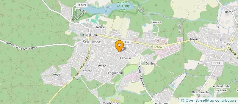 localisation de l'entreprise SELARL DU DOCTEUR MURIEL MARKOV  SEIGNOSSE