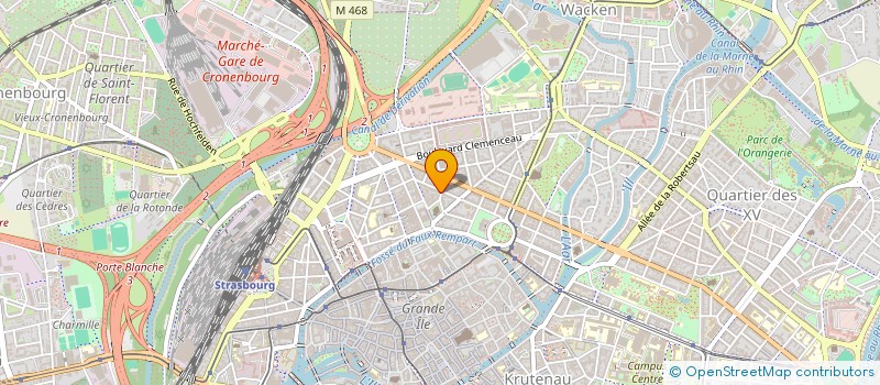localisation de l'entreprise SELARL DU DOCTEUR MYRIAM BEN DAVID - MESSAS à STRASBOURG