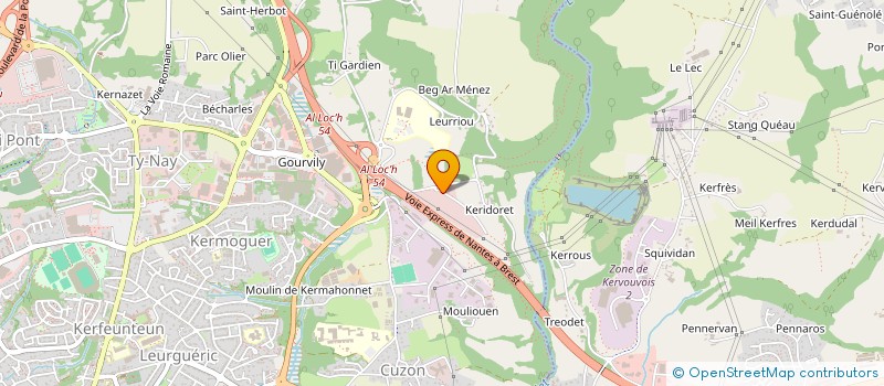 localisation de l'entreprise SELARL DU DOCTEUR NANCY FLOCH à QUIMPER