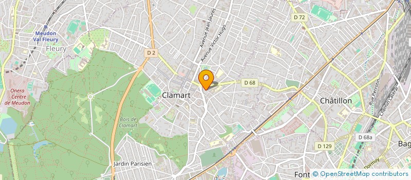 localisation de l'entreprise SELARL DU DOCTEUR NATHALIE BUNAN à CLAMART