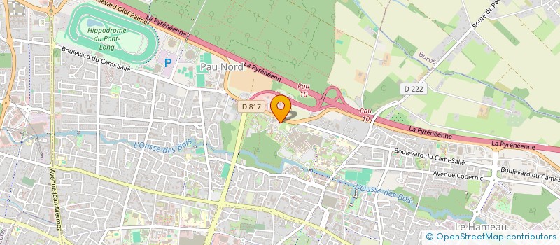 localisation de l'entreprise SELARL DU DOCTEUR NATHALIE LEVIN à PAU