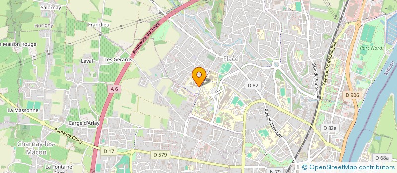 localisation de l'entreprise SELARL DU DOCTEUR OLIVIER EAP à MACON