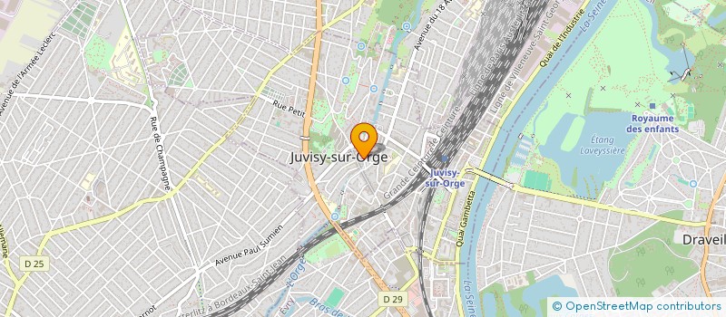 localisation de l'entreprise SELARL DU DOCTEUR ONSURBE GOMEZ ET ASSOCIES à JUVISY-SUR-ORGE
