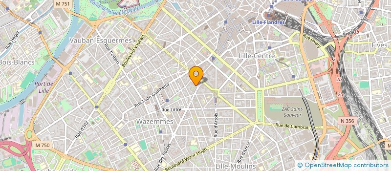 localisation de l'entreprise SELARL DU DOCTEUR PASQUESOONE à LILLE