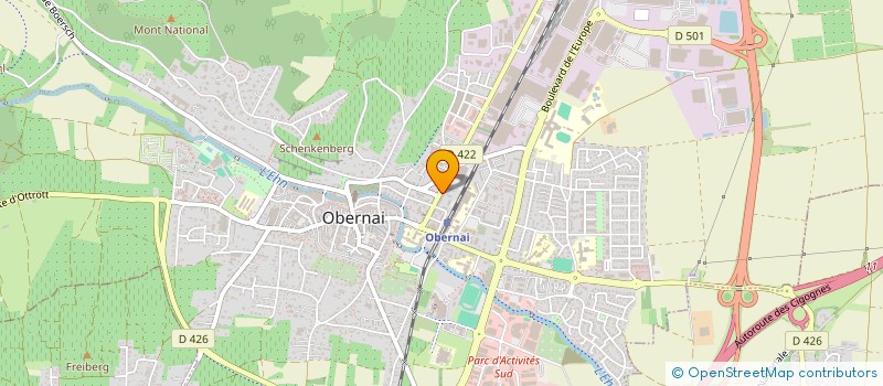 localisation de l'entreprise SELARL DU DOCTEUR PATRICIA DAGRENAT à OBERNAI