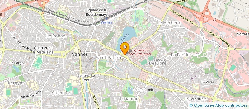 localisation de l'entreprise SELARL DU DOCTEUR PAULINE LE JULE SELO à VANNES