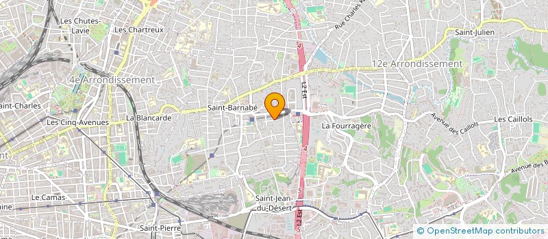 localisation de l'entreprise SELARL DU DOCTEUR PHILIPPE PARIS à MARSEILLE 12