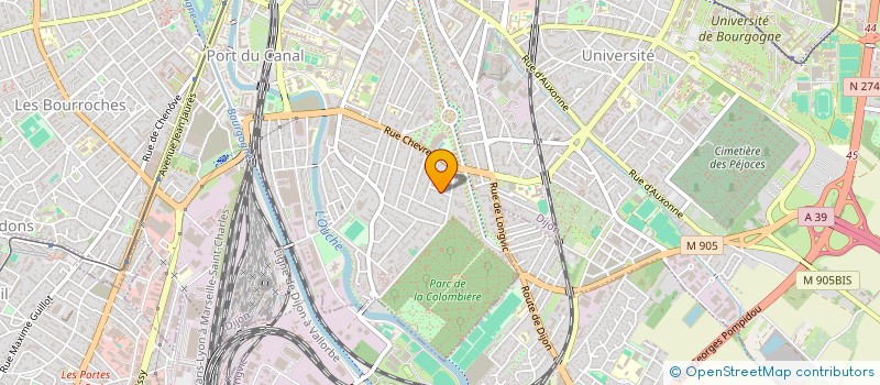 localisation de l'entreprise SELARL DU DOCTEUR PIERRE GUICHETEAU à DIJON