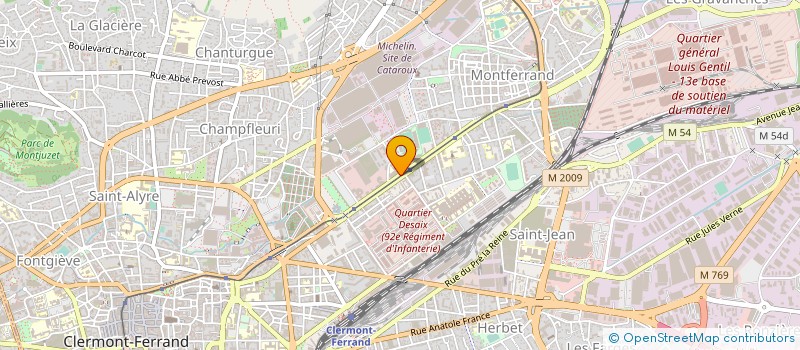 localisation de l'entreprise SELARL DU DOCTEUR PIERRE LOUIS FOURNIER à CLERMONT-FERRAND
