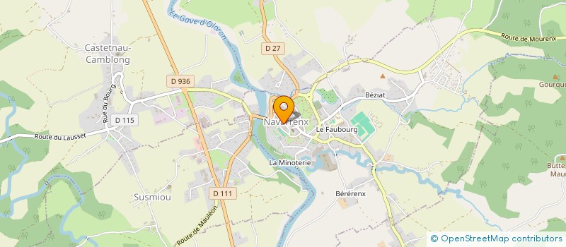 localisation de l'entreprise SELARL DU DOCTEUR POCQ GILLES  NAVARRENX