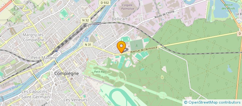 localisation de l'entreprise SELARL DU DOCTEUR QUENTIN DELVALLEZ à COMPIEGNE
