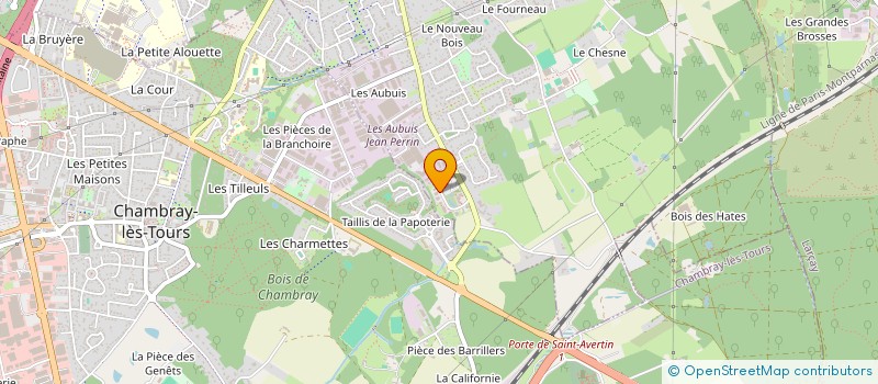 localisation de l'entreprise SELARL DU DOCTEUR QUENTIN DUROI  SAINT-AVERTIN